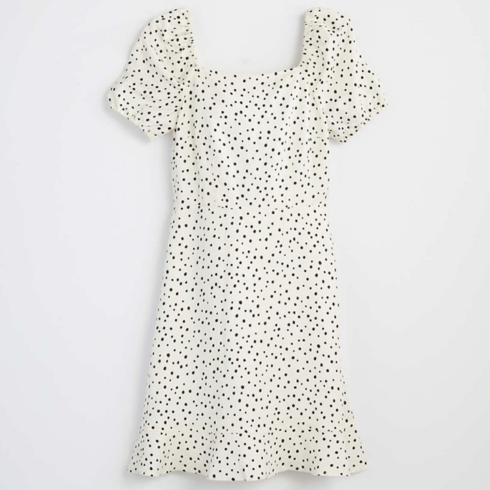 NWT LOFT Polka Dot Dress
